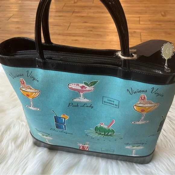 Fabulous Lulu Guinness Cocktail Hand Bag, Nice! Excellent Condition! - Picture 3 of 13